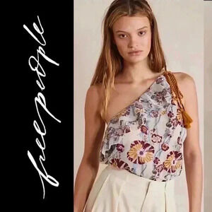 BNWOT FREE PEOPLE DAY  DATE EMBROIDRED FLORAL PRINT BODYSUIT Size M